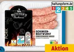 REWE Center Butcher’s Barbecue Schinken-Bratwurst Angebot
