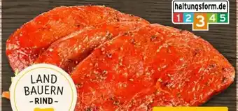 REWE Center Metzgerei Landbauern Rindersteaks Mariniert Angebot