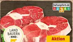 REWE Center Metzgerei Landbauern Rinder-Beinscheiben Angebot
