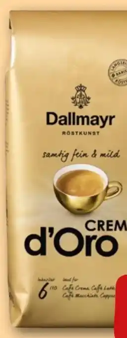 REWE Center Dallmayr Crema d‘Oro Bohnen Angebot