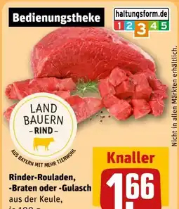 REWE Metzgerei Landbauern Rinder-Rouladen Angebot
