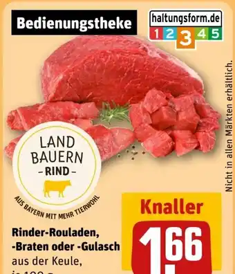 REWE Metzgerei Landbauern Rinder-Rouladen Angebot