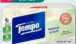 REWE Center Tempo Taschentücher Natural & Soft Angebot
