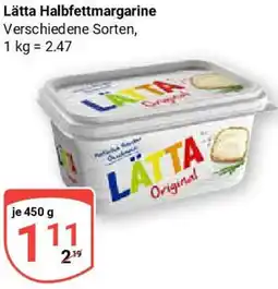 Globus Lätta Halbfettmargarine Angebot
