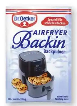 Scheck-in-Center Dr. Oetker Airfryer Backin Backpulver Angebot