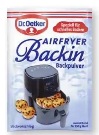 Scheck-in-Center Dr. Oetker Airfryer Backin Backpulver Angebot