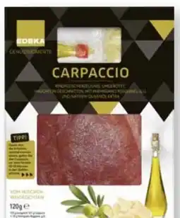 Scheck-in-Center Edeka Genussmomente Rinder-Carpaccio Angebot