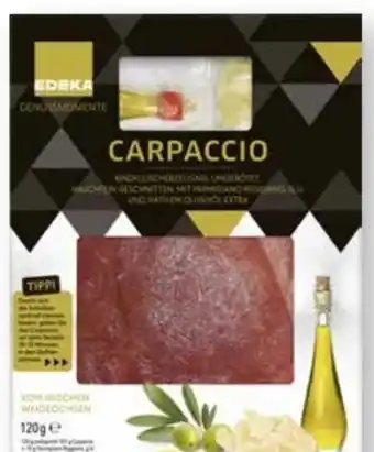 Scheck-in-Center Edeka Genussmomente Rinder-Carpaccio Angebot