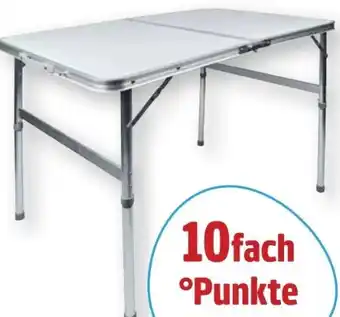 Scheck-in-Center Brüder Mannesmann Werkzeuge Campingtisch Angebot