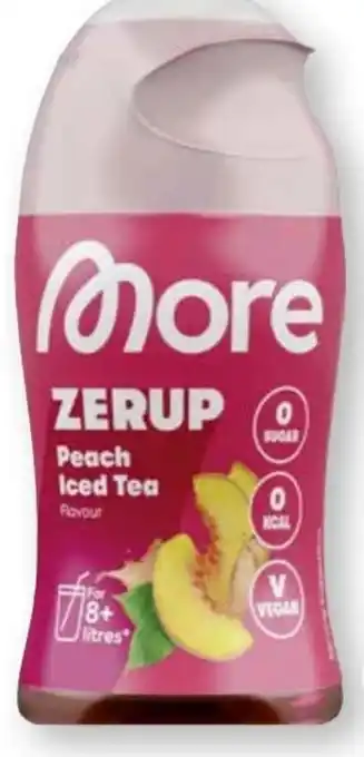 Scheck-in-Center More Nutrition Zerup Peach Ice Tea Angebot