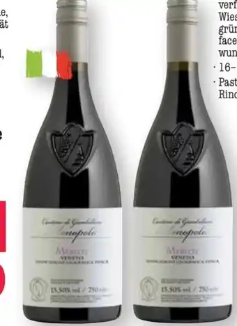 Scheck-in-Center Cantina di Gambellara Monopolio Merlot Veneto Angebot