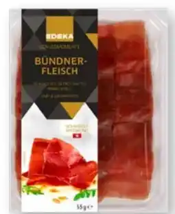 Scheck-in-Center Edeka Genussmomente Bündner Fleisch Angebot