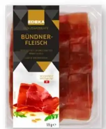 Scheck-in-Center Edeka Genussmomente Bündner Fleisch Angebot