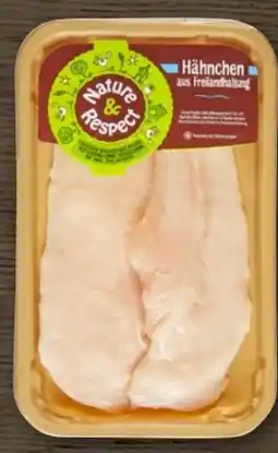REWE Center Nature & Respect Freiland Hähnchen Minutenschnitzel Angebot