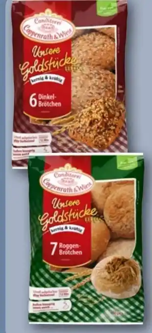 REWE Coppenrath & Wiese Unsere Goldstücke Dinkelbrötchen Angebot