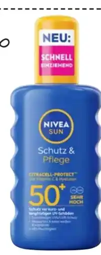 Edeka Nivea Sun Schutz & Pflege Spray LSF 50+ Angebot