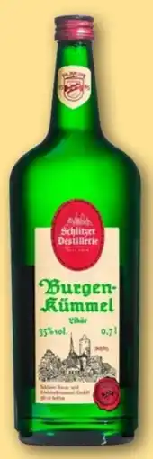 REWE Center Schlitzer Destillerie Burgenkümmel Likör Angebot