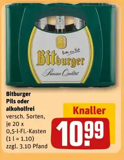 REWE Bitburger Pils Angebot