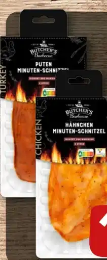 REWE Butcher’s Barbecue Hähnchen-Minutenschnitzel Angebot
