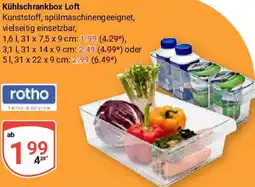 Globus rotho Kühlschrankbox Loft Angebot
