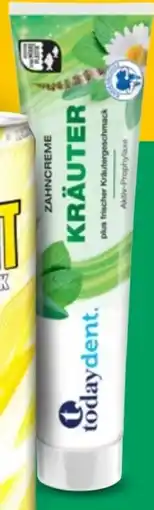 PENNY TodayDent Zahncreme Kräuter Angebot