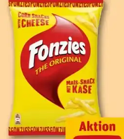REWE Fonzies Mais Käse Snack Angebot