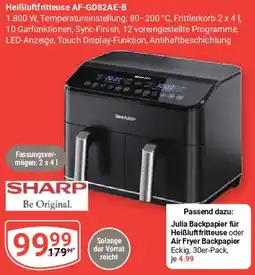 Globus SHARP Heißluftfritteuse AF-GD82AE-B Angebot