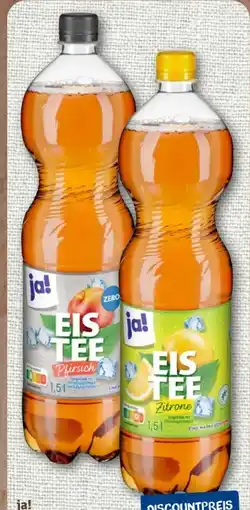 nahkauf ja! Eistee Pfirsich Angebot