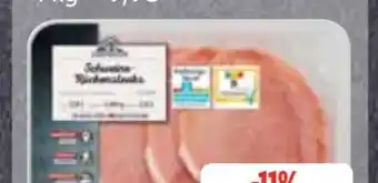 Edeka Frischemarkt Gutfleisch Schweine-Rückensteak Angebot
