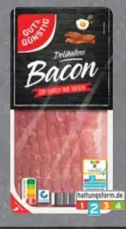 Edeka Gut & Günstig Delikatess-Bacon Angebot