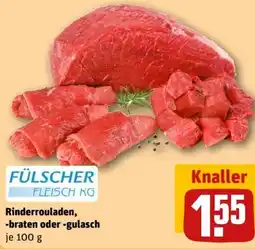 REWE Center Fülscher Fleisch Rinder-Rouladen Angebot