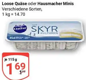 Globus Loose Quäse oder Hausmacher Minis Angebot