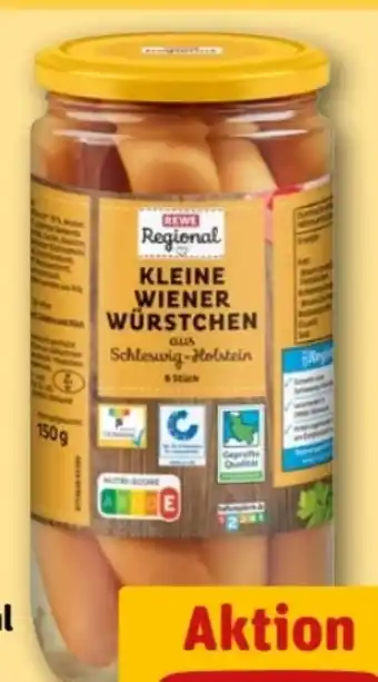 REWE Center Rewe Regional Kleine Wiener Würstchen Angebot