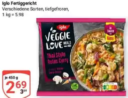 Globus Iglo Fertiggericht Angebot