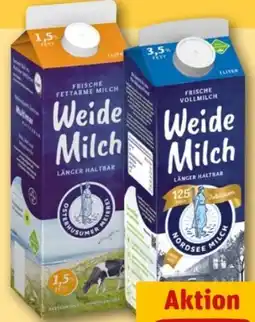 REWE Center Nordseemilch Weidemilch Angebot