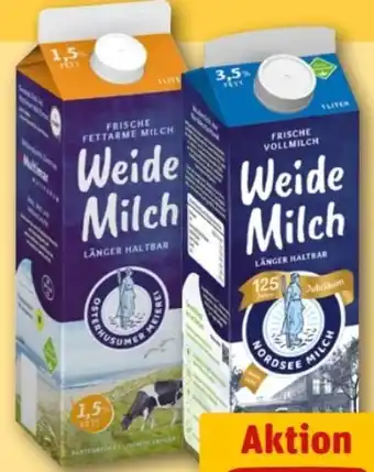 REWE Center Nordseemilch Weidemilch Angebot