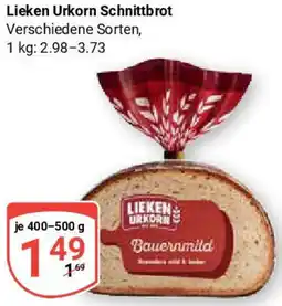 Globus Lieken Urkorn Schnittbrot Angebot