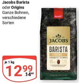 Globus Jacobs Barista oder Origins Angebot