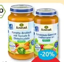 Budni Alnatura Bio Baby-Menü Angebot