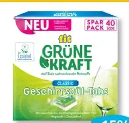 Budni Fit Grüne Kraft Spülmaschinentabs Classic Angebot