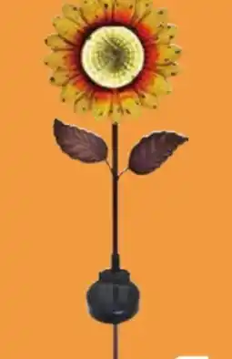 Globus Baumarkt LED Solarleuchte Sonnenblume Angebot