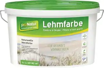 Globus Baumarkt Pronatur Farbe Lehmfarbe Angebot