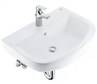 Globus Baumarkt Grohe Waschtisch Komplettset weiß Bau Angebot