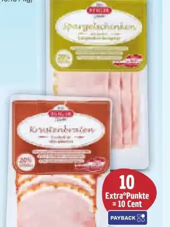 Netto Marken-Discount Mein Berger Schinken Spargel-Schinken Angebot
