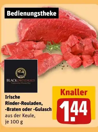 REWE Metzgerei Black Premium Rinder-Rouladen Angebot