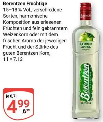 Globus Berentzen Fruchtige Angebot