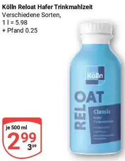 Globus Kölln Reloat Hafer Trinkmahlzeit Angebot