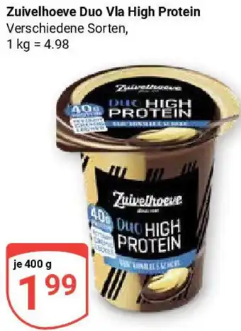 Globus Zuivelhoeve Duo Vla High Protein Angebot