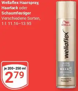 Globus Wellaflex Haarspray, Haarlack oder Schaumfestiger Angebot