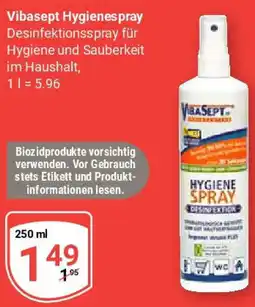 Globus Vibasept Hygienespray Angebot